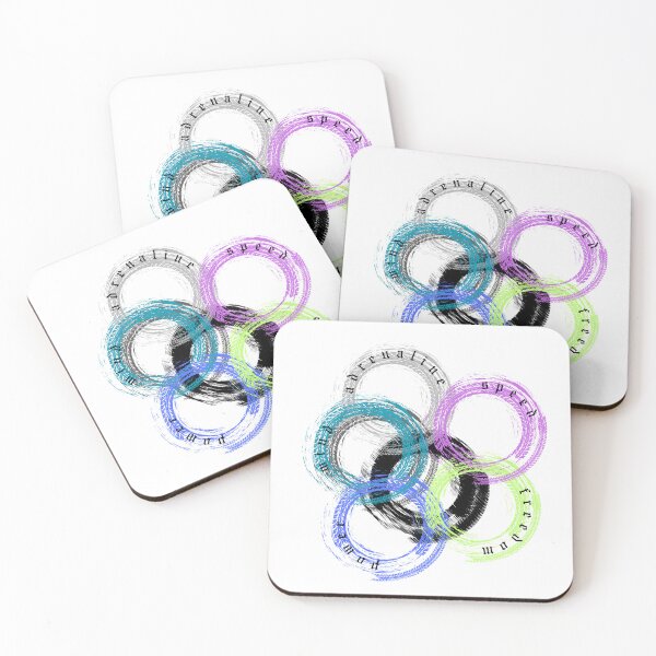 Item preview, Wheels of Emotion - Motorcycle Tire Marks Design designed and sold by Artistola.