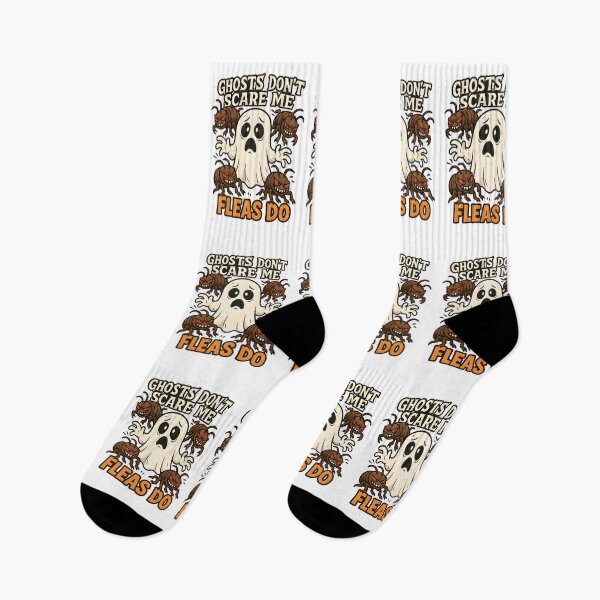 Item preview, Ghosts Don’t Scare Me, Fleas Do – Funny Vet & Pet Owner Design designed and sold by Bettybee00.
