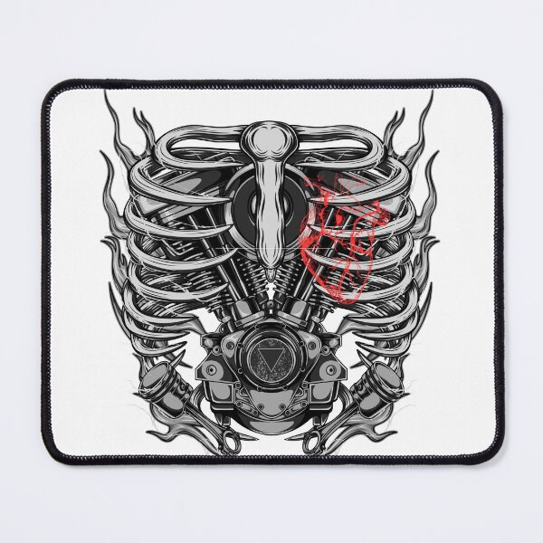 Item preview, steel pulse heart - motorcycle Engine Inside designed and sold by Artistola.