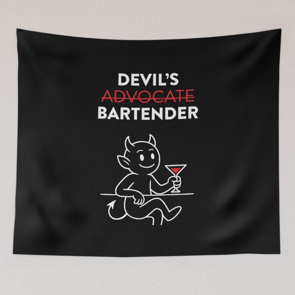Item preview, Devil’s Bartender Graphic Design – Alternative Streetwear designed and sold by Ovitees.
