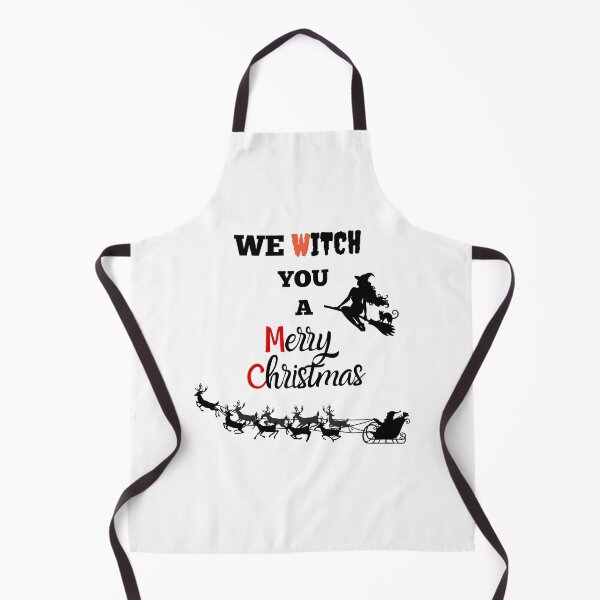 Item preview, We Witch You a Merry Christmas – Witch and Santa Design designed and sold by TheJCGallery.