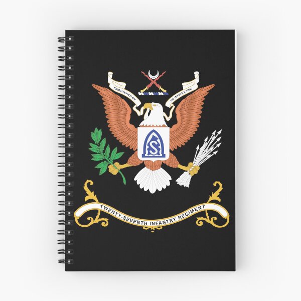 Item preview, Army - Regimental Colors - 27th Infantry Regiment - FRIGHTENED BY NO DIFFICULTIES X 300 designed and sold by Military Insignia Products.