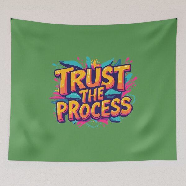 Item preview, Trust The Process - Urban Street Art designed and sold by ZenPaths.