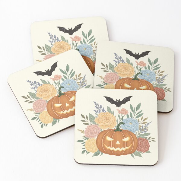 Item preview, Witch Hat Pumpkin and Autumn Floral Bouquet 3 designed and sold by Pasteltone.