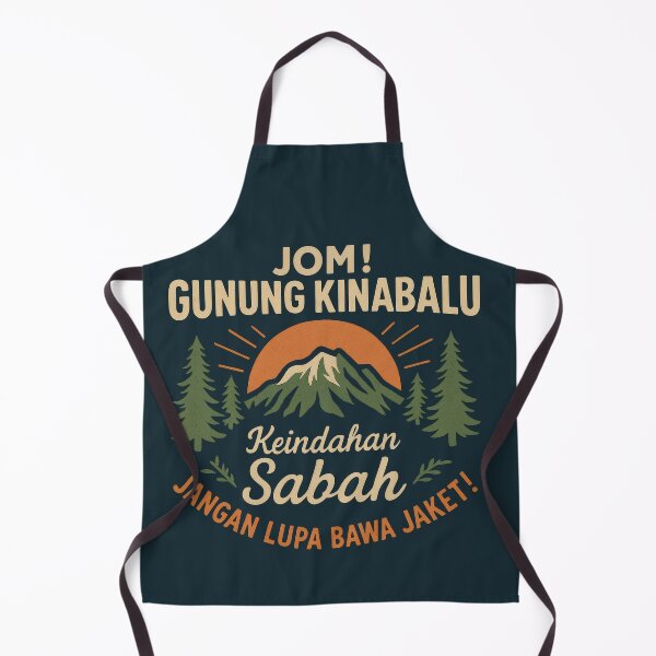 Item preview, Jom! Gunung Kinabalu Sabah Travel Typography designed and sold by EdvvinStudios.