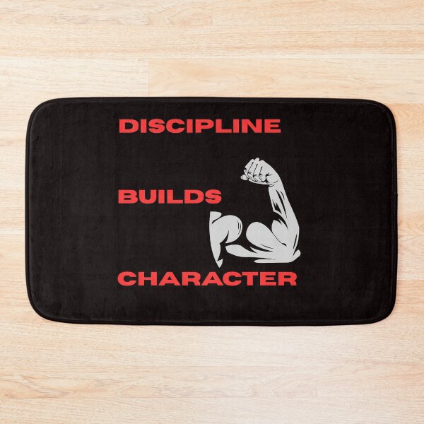 Item preview, “Discipline Builds Character” motivational gifts designed and sold by Nikoverse.