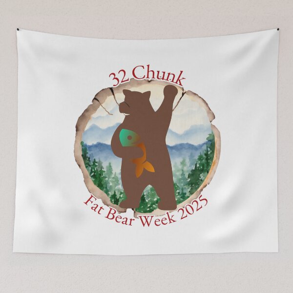 Item preview, 32 Chunk Fat Bear Week 2025 designed and sold by CRGreatStuff.