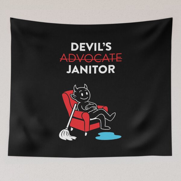 Item preview, Devil’s Janitor Graphic Design – Alternative Streetwear designed and sold by Ovitees.