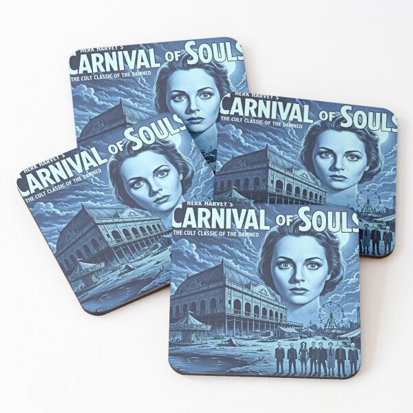 Item preview, Echoes of the Lost – Reimagined Carnival of Souls Poster designed and sold by Art's Diner.