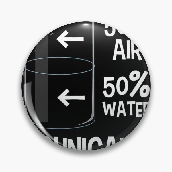Item preview, Technically The Glass Is Full - Chemistry Humor Science 		 designed and sold by zjzgwcurqh16.