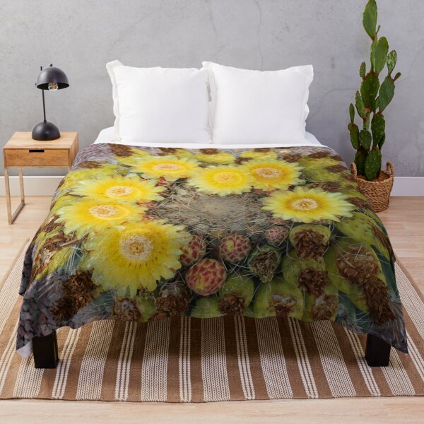 Item preview, Exquisite Barrel Cactus Flowers designed and sold by simonjayphotos.