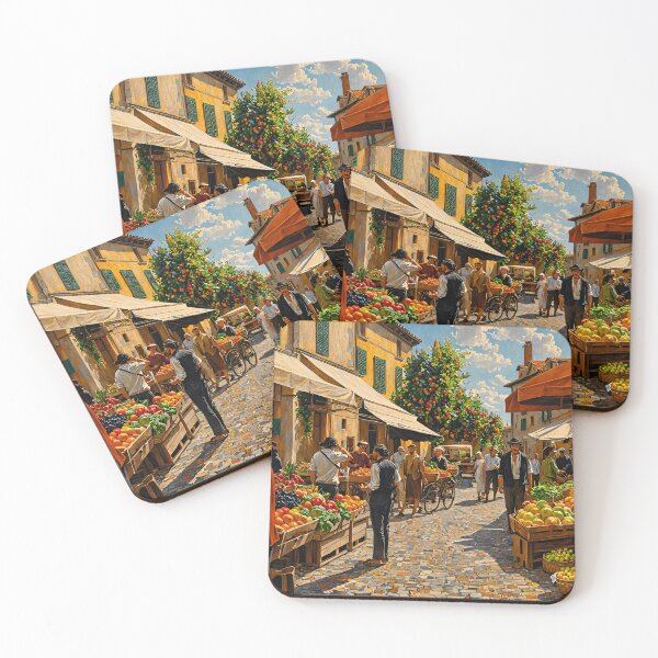 Item preview, Market scene designed and sold by sid1802.