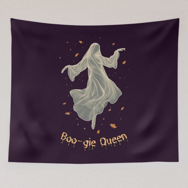 Item preview, Boo-gie Queen – Ghostly Grooves for Halloween Vibes designed and sold by AnetasArts.