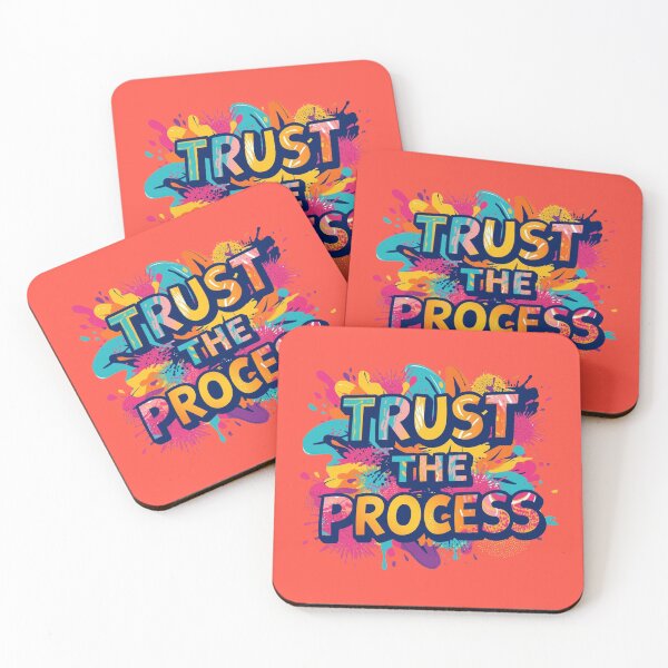 Item preview, Trust The Process - Abstract Colour Explosion designed and sold by ZenPaths.