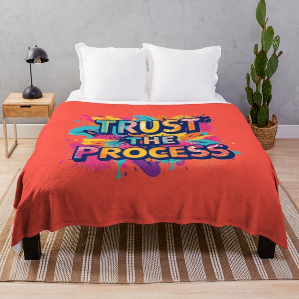 Item preview, Trust The Process - Abstract Colour Explosion designed and sold by ZenPaths.