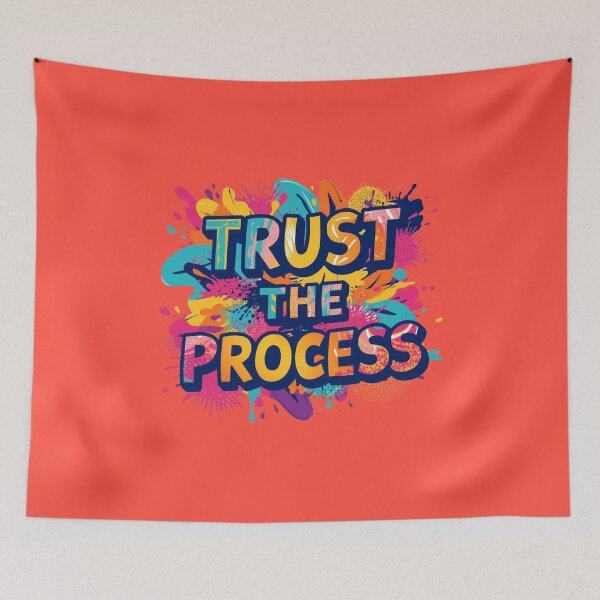 Item preview, Trust The Process - Abstract Colour Explosion designed and sold by ZenPaths.