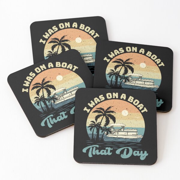Item preview, I Was On A Boat That Day Vintage Retro Pontoon Boat 		 designed and sold by dvcmsoqvk31.