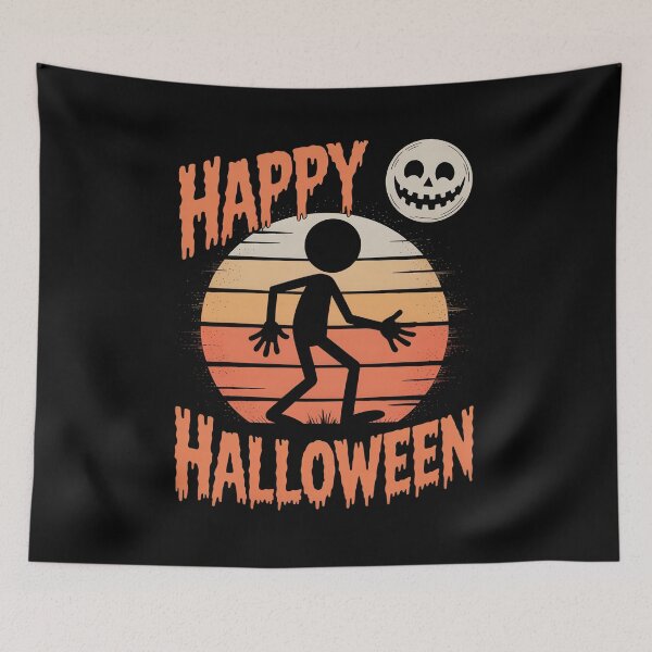 Item preview, Halloween vintage stickman designed and sold by SignumShop.