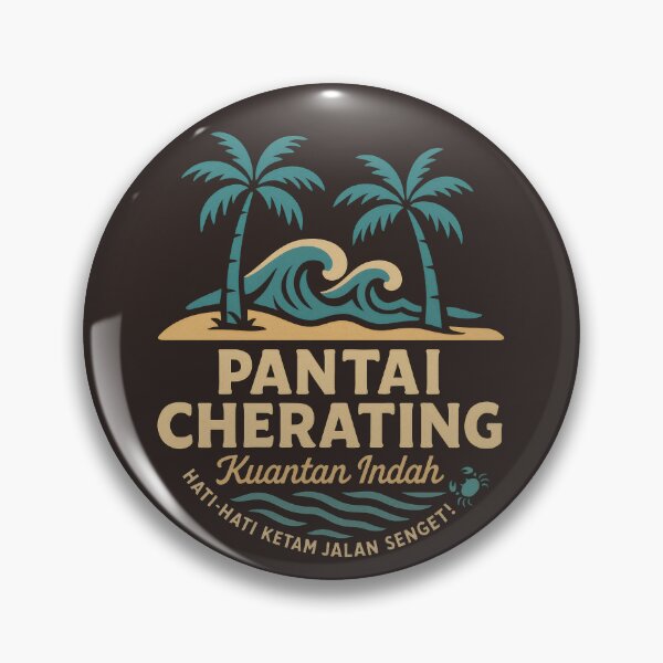 Item preview, Pantai Cherating Kuantan Beach Tropical Tipografía designed and sold by EdvvinStudios.