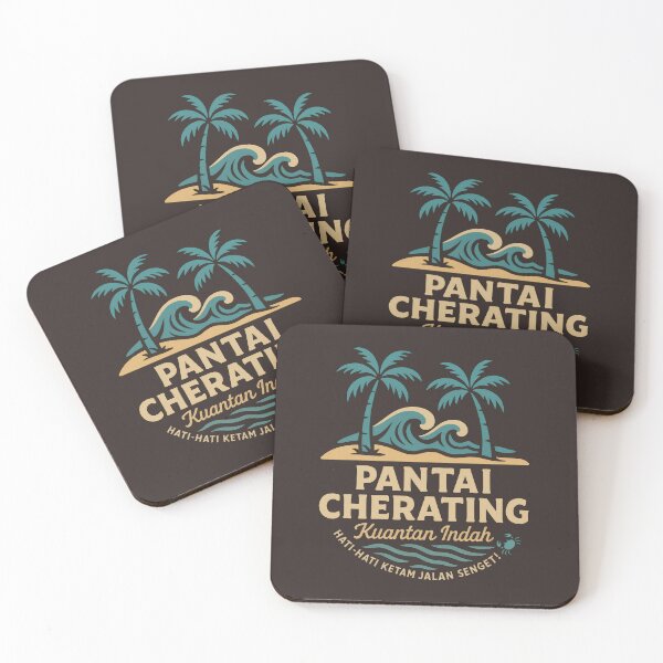 Item preview, Pantai Cherating Kuantan Beach Tropical Typography designed and sold by EdvvinStudios.