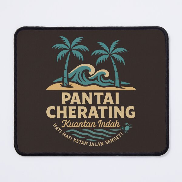 Item preview, Pantai Cherating Kuantan Beach Tropical Typography designed and sold by EdvvinStudios.