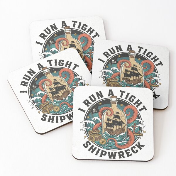 Item preview, I Run A Tight Shipwreck Funny Pirate designed and sold by MIMSCorneR.