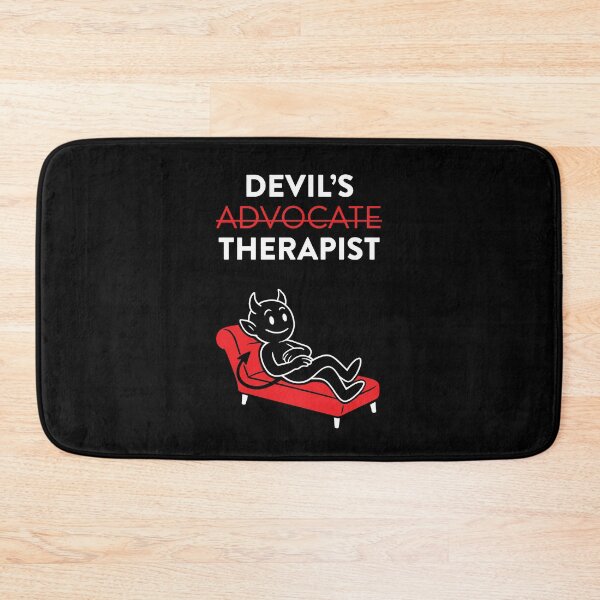 Item preview, Devil’s Therapist | Witty Cartoon Devil Artwork with a Chill Vibe designed and sold by Ovitees.