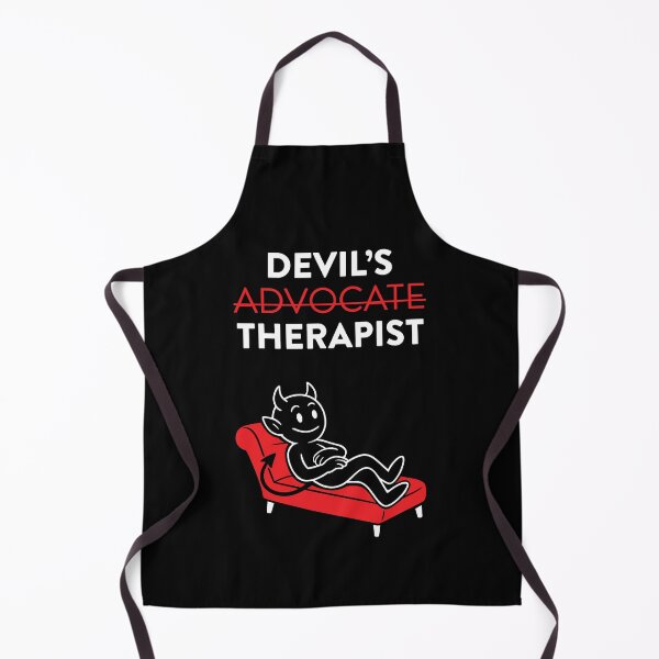 Item preview, Devil’s Therapist | Witty Cartoon Devil Artwork with a Chill Vibe designed and sold by Ovitees.