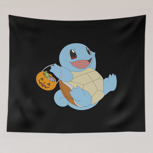 Item preview, Pokémon Halloween Squirtle With His Trick Or Treat Basket 		 designed and sold by ictnocexawb64.
