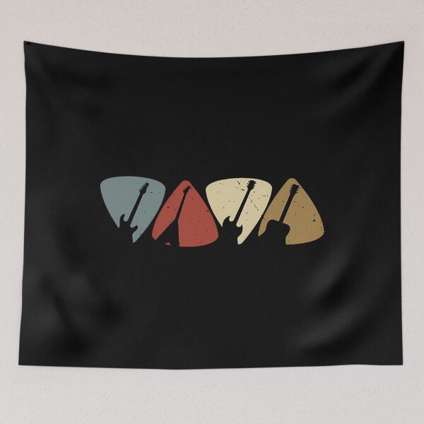 Item preview, Retro Vintage Guitar Pick Player Guitarist Bassist Musician 		 designed and sold by egzvxovrwwn37.