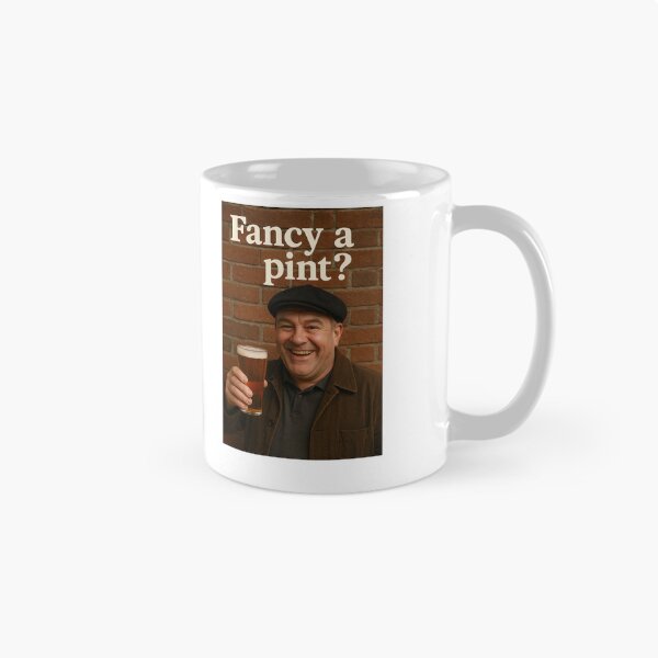 Item preview, Fancy a Pint? – Funny Beer Quote Pub Culture Design designed and sold by GarnerSupplyCo.