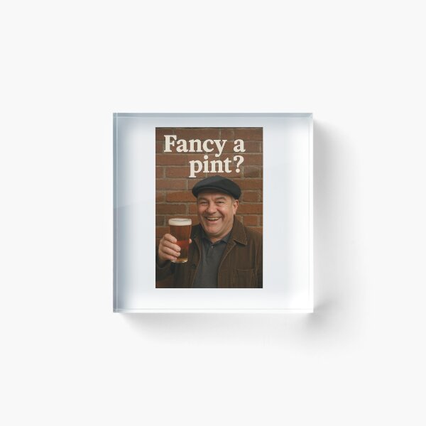 Item preview, Fancy a Pint? – Funny Beer Quote Pub Culture Design designed and sold by GarnerSupplyCo.