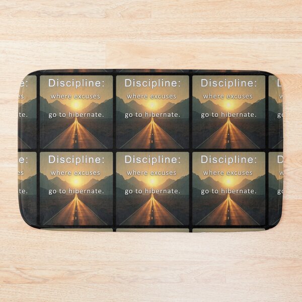 Item preview, Discipline: where excuses go to hibernate.  designed and sold by vagar.