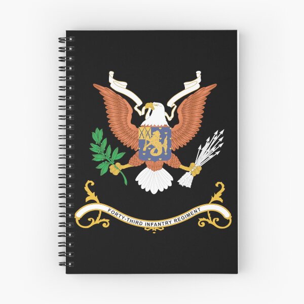 Item preview, Army - Regimental Colors - 43rd Infantry Regiment X 300 designed and sold by Military Insignia Products.