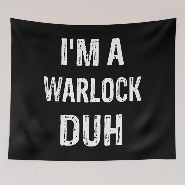 Item preview, I'm a Warlock Duh Halloween Costume 		 designed and sold by exuoevirg58.