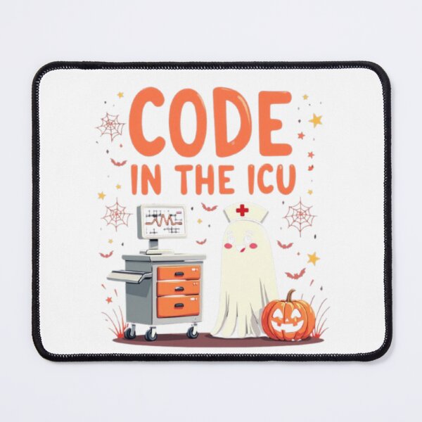 Item preview, Code Boo in the ICU – Funny Halloween Medical Ghost Design designed and sold by falconaro.