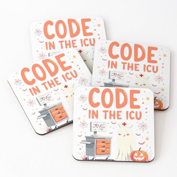 Item preview, Code Boo in the ICU – Funny Halloween Medical Ghost Design designed and sold by falconaro.