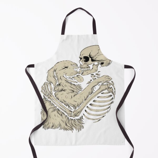 Item preview, Skeleton Hugging Dog Halloween Golden Retriever Dog Lover T Shirt designed and sold by Bloodaxe.