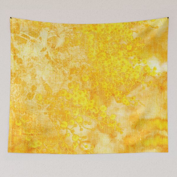 Item preview, Flowers yellow mimosa pattern designed and sold by TessAndre.