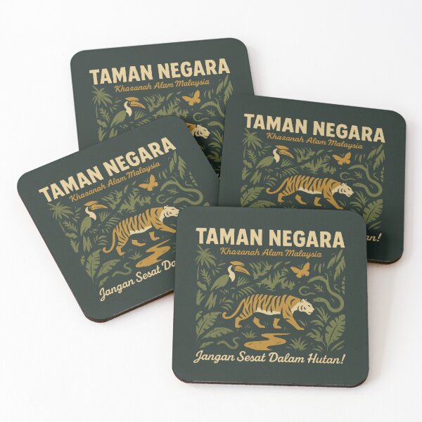Item preview, Taman Negara Jungle Tiger Hornbill Malaysia designed and sold by EdvvinStudios.