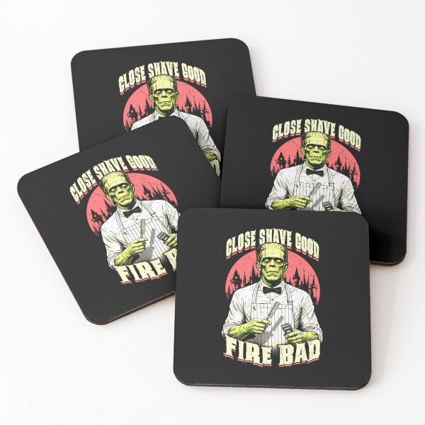 Item preview, Barber Halloween Funny Frankenstein Close Shave Good Barbers designed and sold by GrandeDuc.