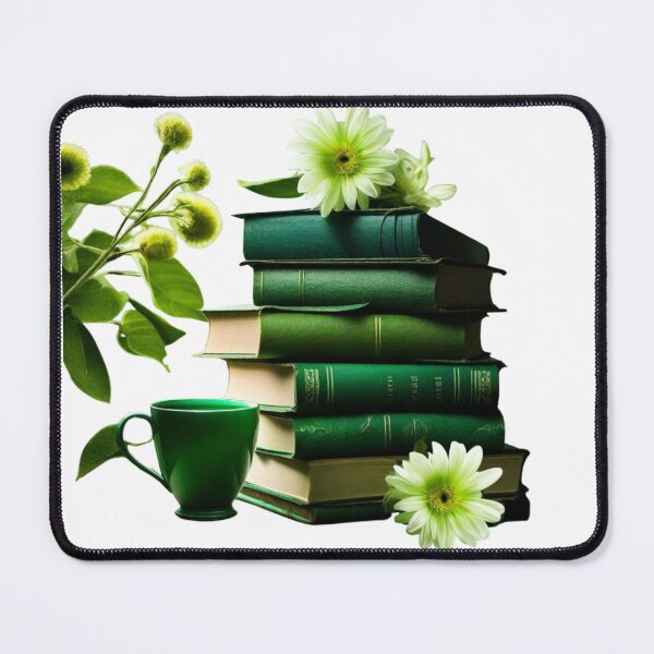 Item preview, Book Aesthetic Green Open Book With Flowers Growing From Book Girly designed and sold by MatthewViews.