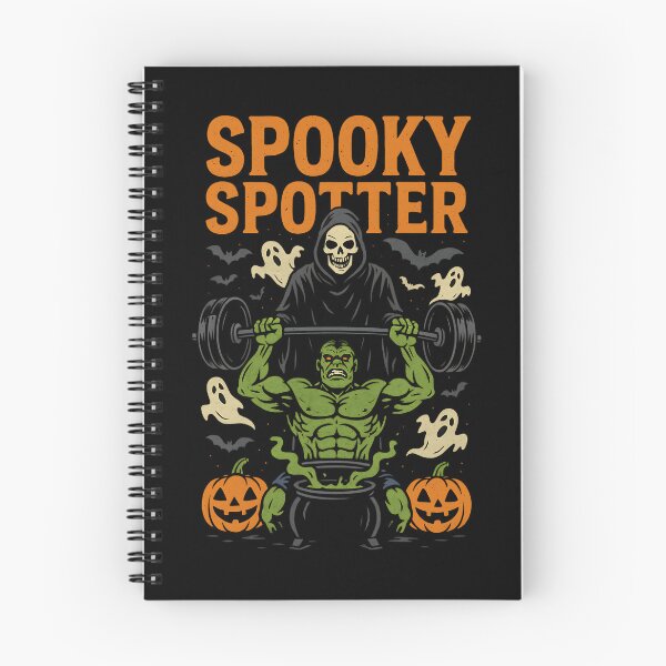 Item preview, Spooky Spotter Skeleton Halloween Gym designed and sold by Joyful-Park.