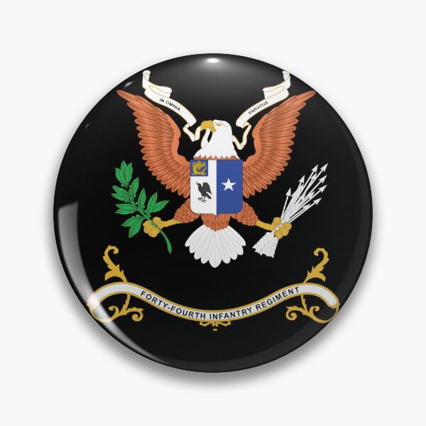 Item preview, Army - Regimental Colors - 44th Infantry Regiment - IN OMNIA PARATUS X 300 designed and sold by Military Insignia Products.