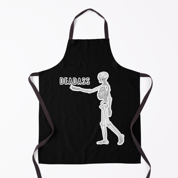 Item preview, Deadass is Deadass | Funny Halloween Skeleton Print designed and sold by Parasocialite.