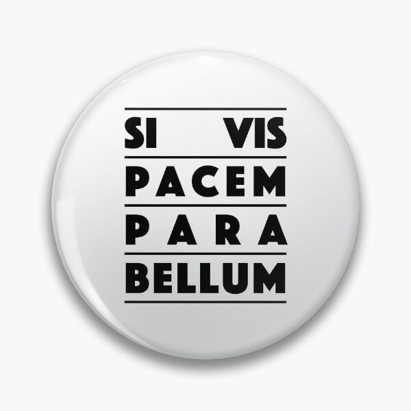 Item preview, Si Vis Pacem Para Bellum – Bold Latin Quote Typography Design (black) designed and sold by didijuca.