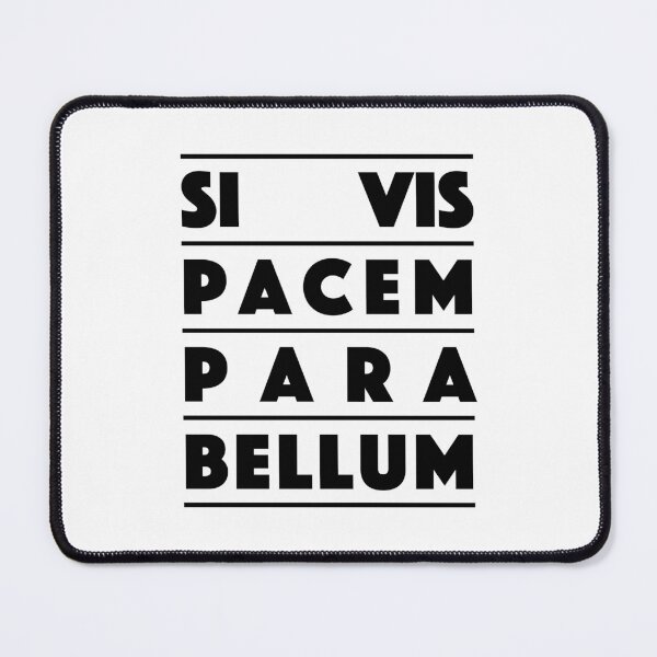 Item preview, Si Vis Pacem Para Bellum – Bold Latin Quote Typography Design (black) designed and sold by didijuca.