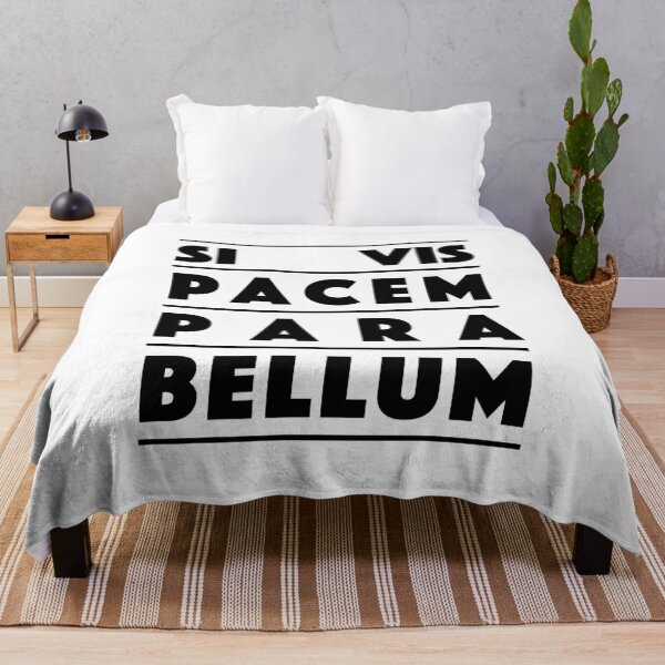 Item preview, Si Vis Pacem Para Bellum – Bold Latin Quote Typography Design (black) designed and sold by didijuca.