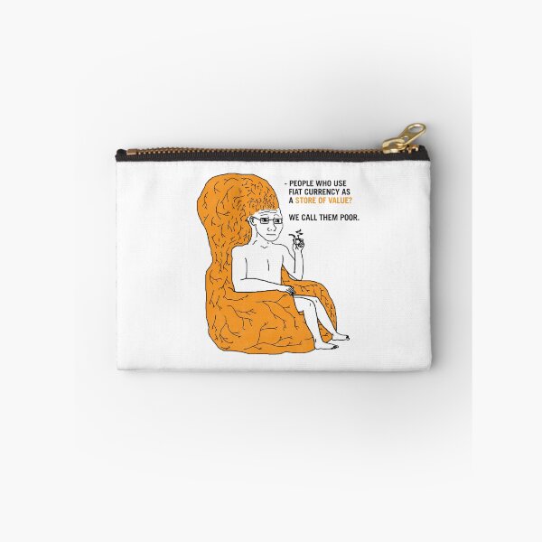 Item preview, Big Brain Wojak Bitcoin Quotes Michael Saylor Fiat Currency Meme  designed and sold by CyberRex.