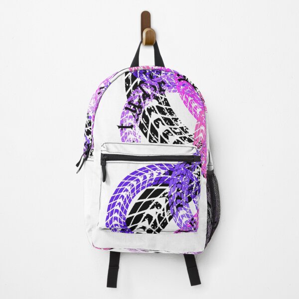 Item preview, Wheels of Emotion – Motorcycle Tire Marks Design pink designed and sold by Artistola.